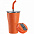 Термостакан Sapporo, оранжевый с логотипом в Волгограде заказать по выгодной цене в кибермаркете AvroraStore