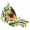 Банный набор Partisan с логотипом в Волгограде заказать по выгодной цене в кибермаркете AvroraStore