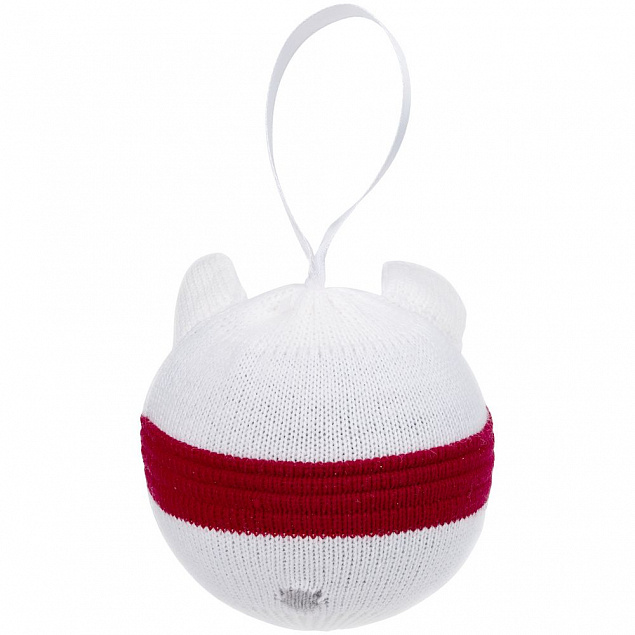 Елочный шар «Мишка» с логотипом в Волгограде заказать по выгодной цене в кибермаркете AvroraStore