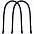 Ручки Corda для пакета M, сиреневые с логотипом в Волгограде заказать по выгодной цене в кибермаркете AvroraStore