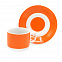 Чайная пара фарфоровая 220см³ &quot;экспресс&quot; &quot;Sunrise&quot; (7С1669Ф34), оранжевый, в коробке с логотипом в Волгограде заказать по выгодной цене в кибермаркете AvroraStore