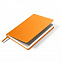 Ежедневник недатированный Anderson, А5,  оранжевый, белый блок с логотипом в Волгограде заказать по выгодной цене в кибермаркете AvroraStore