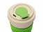 Стакан с пшеничным волокном с силиконовой манжетой и клапаном на крышке, зеленое яблоко с логотипом в Волгограде заказать по выгодной цене в кибермаркете AvroraStore