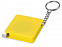 Брелок-рулетка, 1 м., желтый с логотипом в Волгограде заказать по выгодной цене в кибермаркете AvroraStore
