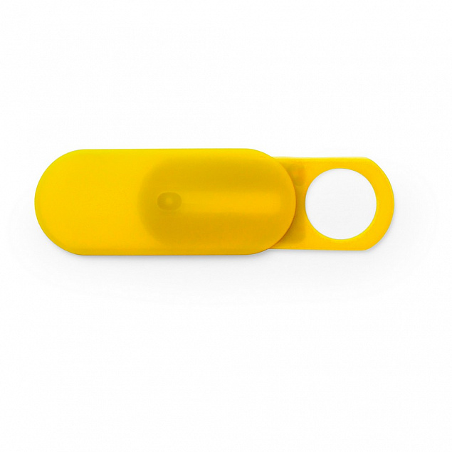 Блокиратор веб-камеры,желтый с логотипом в Волгограде заказать по выгодной цене в кибермаркете AvroraStore