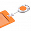 Чехол для пропуска с ретрактором Dorset, оранжевый с логотипом в Волгограде заказать по выгодной цене в кибермаркете AvroraStore