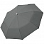 Зонт складной Fiber Alu Light, серый с логотипом в Волгограде заказать по выгодной цене в кибермаркете AvroraStore