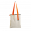 Шоппер Superbag (неокрашенный с оранжевым) с логотипом в Волгограде заказать по выгодной цене в кибермаркете AvroraStore