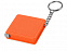 Брелок-рулетка, 1 м., оранжевый с логотипом в Волгограде заказать по выгодной цене в кибермаркете AvroraStore