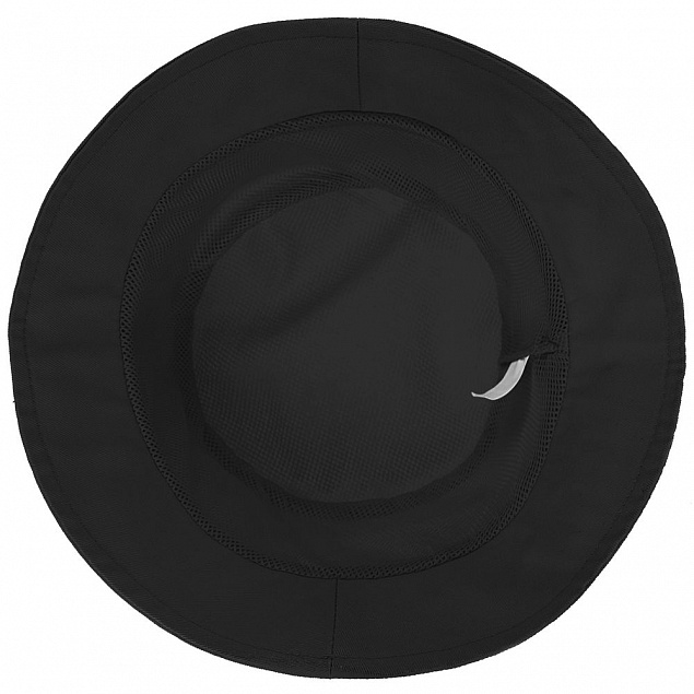 Панама Vento, черная с логотипом в Волгограде заказать по выгодной цене в кибермаркете AvroraStore