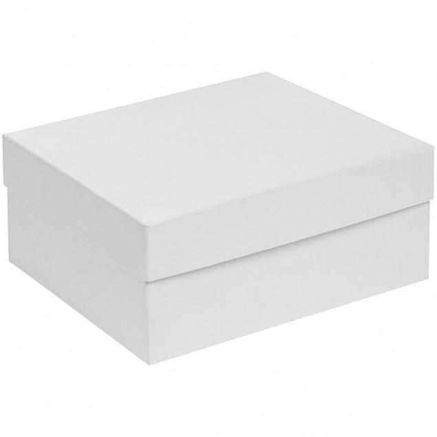 Коробка Satin, большая, белая с логотипом в Волгограде заказать по выгодной цене в кибермаркете AvroraStore