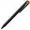 Ручка шариковая Prodir DS1 TMM Dot, черная с оранжевым с логотипом в Волгограде заказать по выгодной цене в кибермаркете AvroraStore