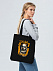 Холщовая сумка «Хемингуэй», черная с логотипом в Волгограде заказать по выгодной цене в кибермаркете AvroraStore