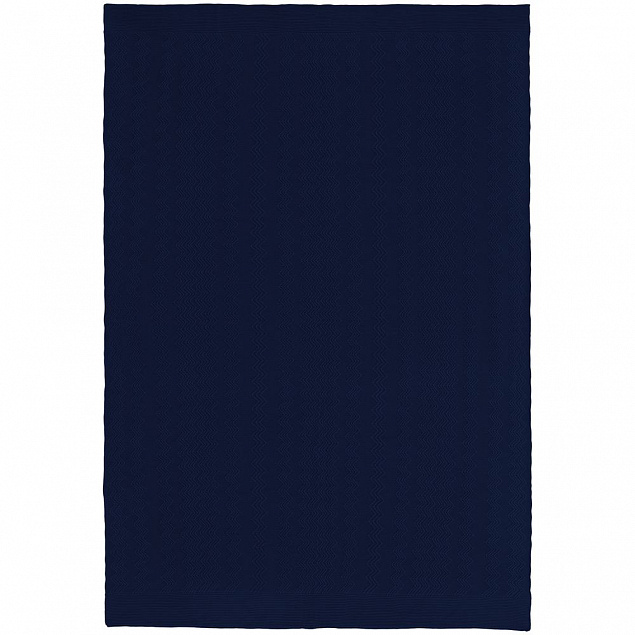 Плед Marea, темно-синий (сапфир) с логотипом в Волгограде заказать по выгодной цене в кибермаркете AvroraStore