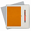 Подарочный набор Portobello/Sky оранжевый (Ежедневник недат А5, Ручка) беж. ложемент с логотипом в Волгограде заказать по выгодной цене в кибермаркете AvroraStore