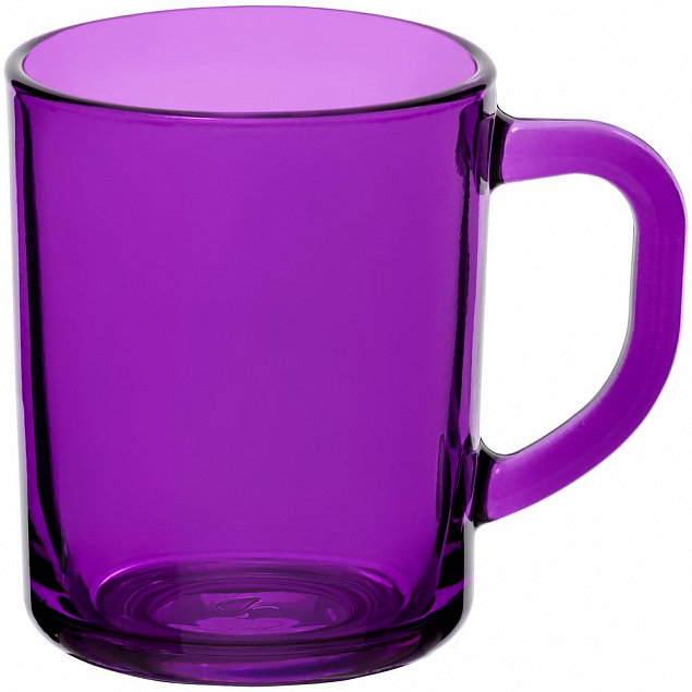 Кружка Enjoy, фиолетовая с логотипом в Волгограде заказать по выгодной цене в кибермаркете AvroraStore