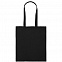 Холщовая сумка Basic 105, черная с логотипом в Волгограде заказать по выгодной цене в кибермаркете AvroraStore