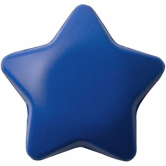 Антистресс «Звезда», синий с логотипом в Волгограде заказать по выгодной цене в кибермаркете AvroraStore