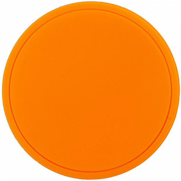 Лейбл из ПВХ Dzeta Round, M, оранжевый неон с логотипом в Волгограде заказать по выгодной цене в кибермаркете AvroraStore