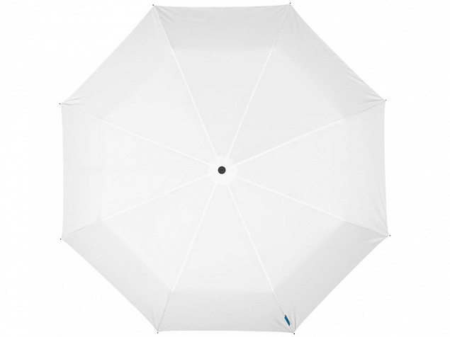 Зонт Traveler автоматический 21,5, белый с логотипом в Волгограде заказать по выгодной цене в кибермаркете AvroraStore