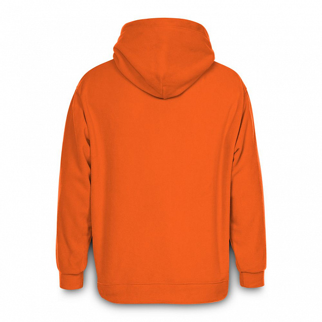 Худи флисовое унисекс Manakin, оранжевое с логотипом в Волгограде заказать по выгодной цене в кибермаркете AvroraStore