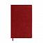 Бизнес-блокнот ALFI, A5, красный, мягкая обложка, в линейку с логотипом в Волгограде заказать по выгодной цене в кибермаркете AvroraStore