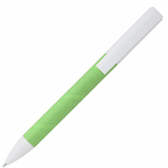 Ручка шариковая Pinokio, зеленая с логотипом в Волгограде заказать по выгодной цене в кибермаркете AvroraStore