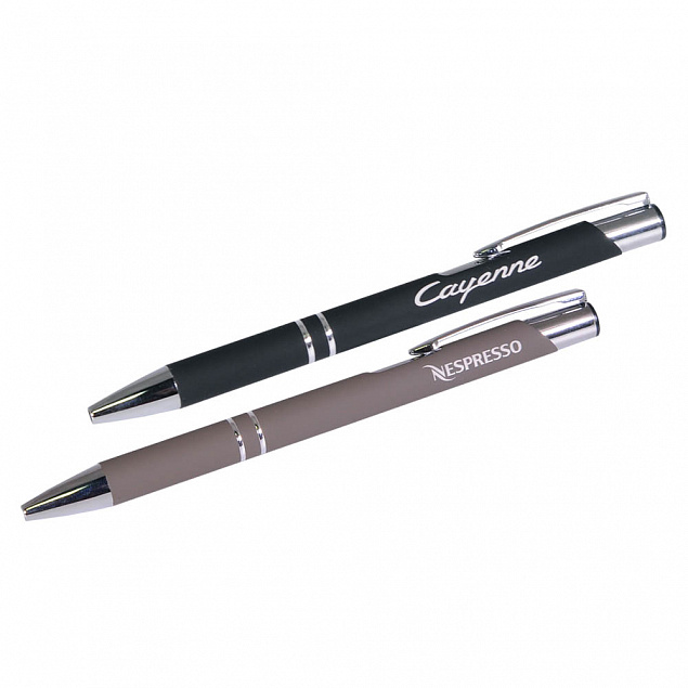 Шариковая ручка Alpha, серебряная с логотипом в Волгограде заказать по выгодной цене в кибермаркете AvroraStore
