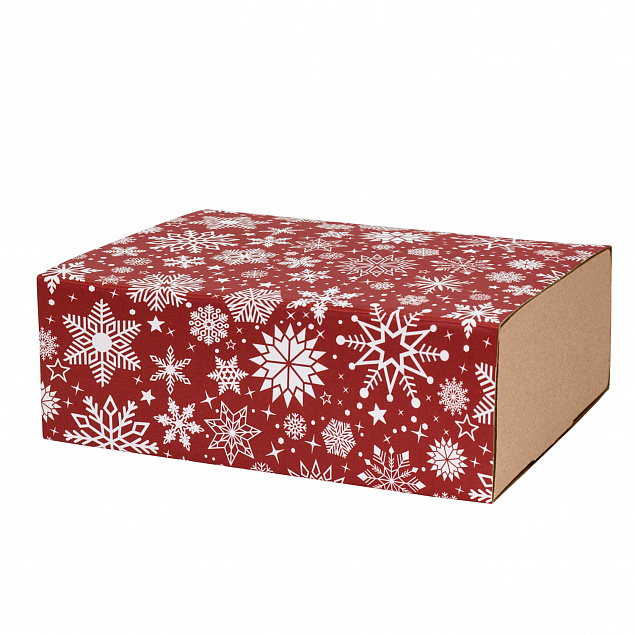 Шубер для подарочной коробки "Снежинки" с логотипом в Волгограде заказать по выгодной цене в кибермаркете AvroraStore