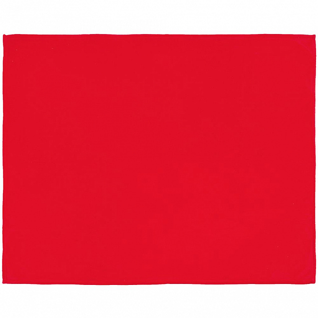Плед Plush, красный с логотипом в Волгограде заказать по выгодной цене в кибермаркете AvroraStore