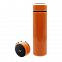 Термос Reactor с датчиком температуры (оранжевый) с логотипом в Волгограде заказать по выгодной цене в кибермаркете AvroraStore