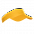Козырек Козырёк 25U Жёлтый с логотипом в Волгограде заказать по выгодной цене в кибермаркете AvroraStore