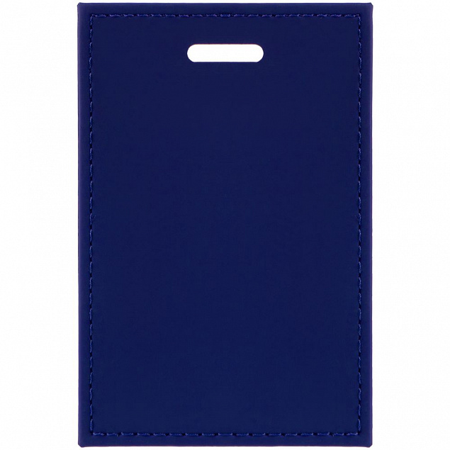 Чехол для пропуска Shall, синий с логотипом в Волгограде заказать по выгодной цене в кибермаркете AvroraStore
