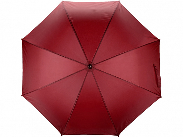 Зонт-трость Радуга, бордовый с логотипом в Волгограде заказать по выгодной цене в кибермаркете AvroraStore