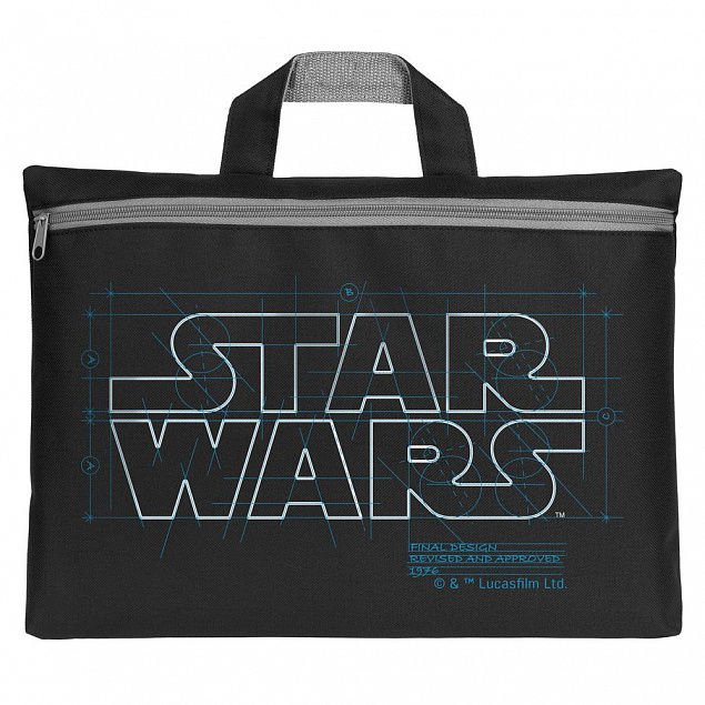 Сумка-папка Star Wars Final Design, черная с логотипом в Волгограде заказать по выгодной цене в кибермаркете AvroraStore