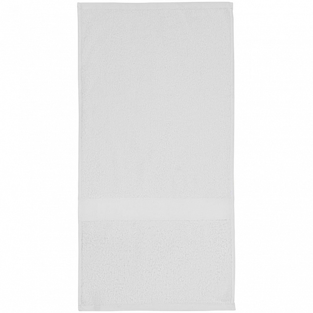 Полотенце Soft Me Light ver.2, малое, белое с логотипом в Волгограде заказать по выгодной цене в кибермаркете AvroraStore