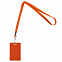 Лента с карабином Colorplan, оранжевая с логотипом в Волгограде заказать по выгодной цене в кибермаркете AvroraStore