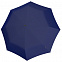 Складной зонт U.090, синий с логотипом в Волгограде заказать по выгодной цене в кибермаркете AvroraStore