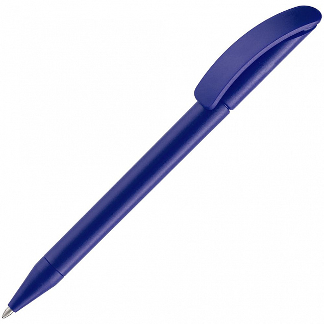 Ручка шариковая Prodir DS3 TMM, синяя матовая с логотипом в Волгограде заказать по выгодной цене в кибермаркете AvroraStore