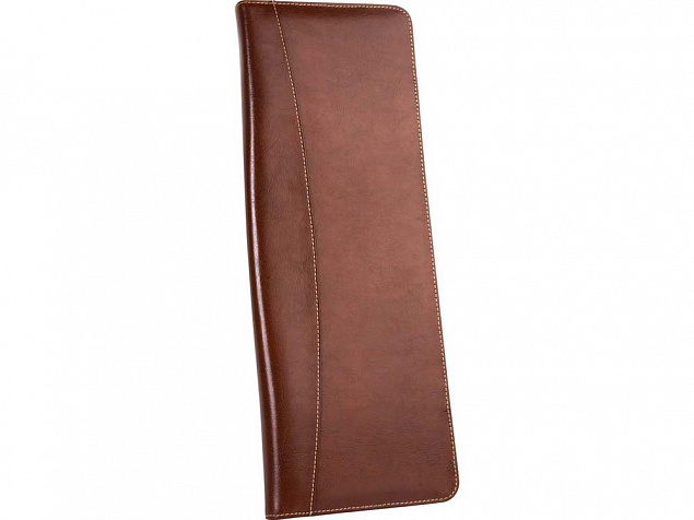 Чехол для галстуков Alessandro Venanzi, коричневый с логотипом в Волгограде заказать по выгодной цене в кибермаркете AvroraStore