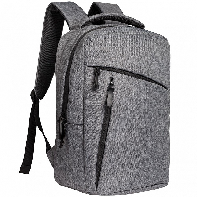 Рюкзак для ноутбука Burst Onefold, серый с логотипом в Волгограде заказать по выгодной цене в кибермаркете AvroraStore