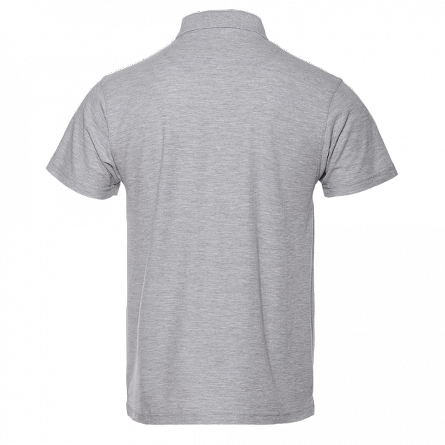 Рубашка поло Рубашка мужская 04 Серый меланж с логотипом в Волгограде заказать по выгодной цене в кибермаркете AvroraStore