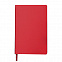 Бизнес-блокнот SIMPLY FIRM, А5,  красный, кремовый блок, в линейку с логотипом в Волгограде заказать по выгодной цене в кибермаркете AvroraStore