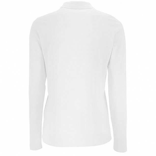 Рубашка поло женская с длинным рукавом PERFECT LSL WOMEN, белая с логотипом в Волгограде заказать по выгодной цене в кибермаркете AvroraStore