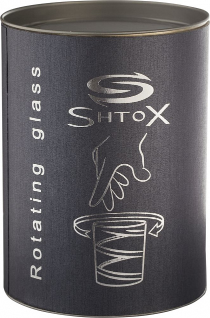 Вращающийся стакан для виски Shtox с логотипом в Волгограде заказать по выгодной цене в кибермаркете AvroraStore
