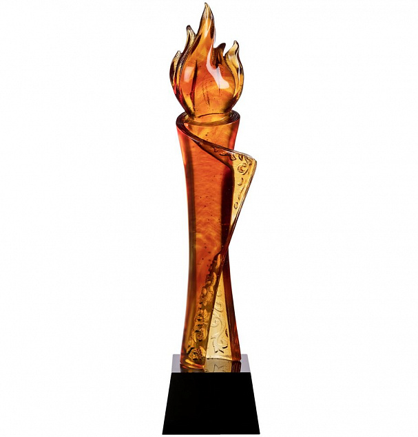Стела Glasso Flame с логотипом в Волгограде заказать по выгодной цене в кибермаркете AvroraStore