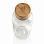 Бутылка для воды из rPET (стандарт GRS) с крышкой из бамбука FSC® с логотипом в Волгограде заказать по выгодной цене в кибермаркете AvroraStore