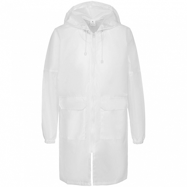 Дождевик Rainman Zip Pockets, белый с логотипом в Волгограде заказать по выгодной цене в кибермаркете AvroraStore