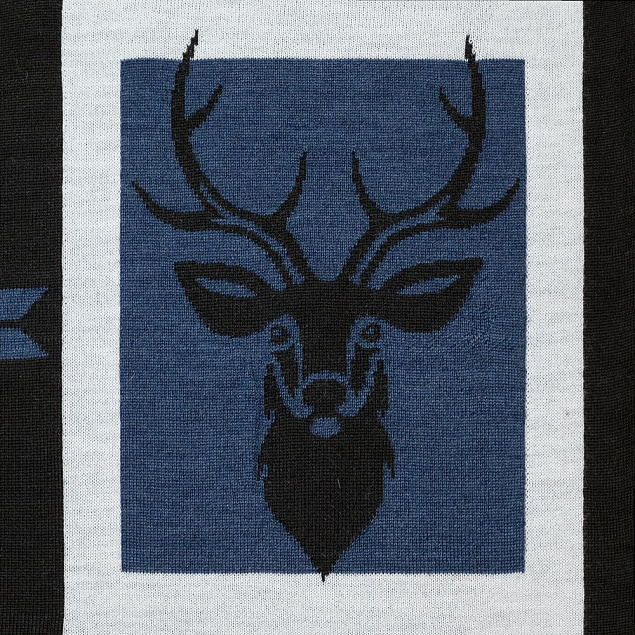 Плед North Colour, синий с логотипом в Волгограде заказать по выгодной цене в кибермаркете AvroraStore