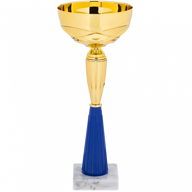 Кубок Kudos, средний, синий с логотипом в Волгограде заказать по выгодной цене в кибермаркете AvroraStore